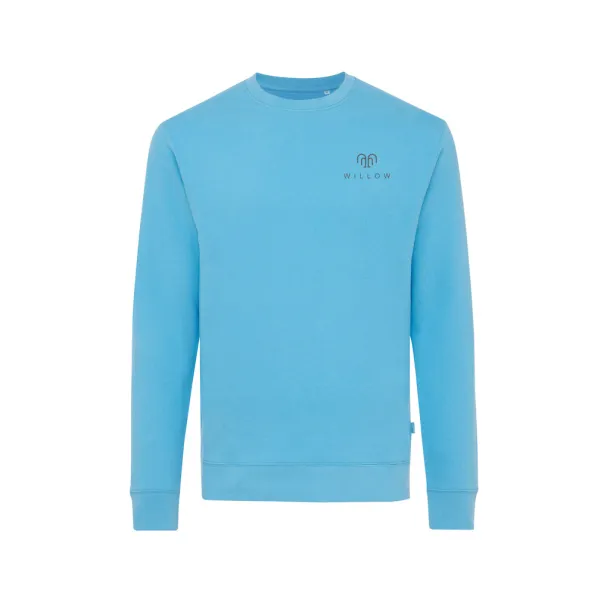  Iqoniq Zion recycled cotton crew neck - iqoniq tranquil blue