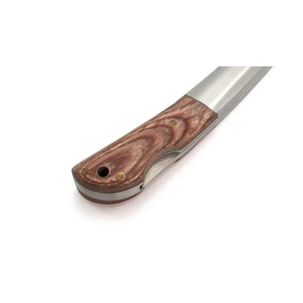  Pocket knife with safety lock wood