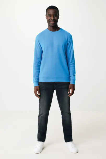  Iqoniq Zion recycled cotton crew neck - iqoniq tranquil blue