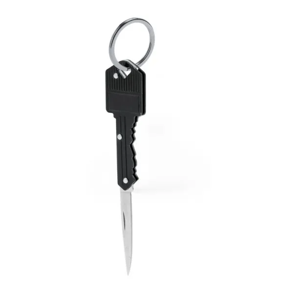  Keyring, pocket knife Crna