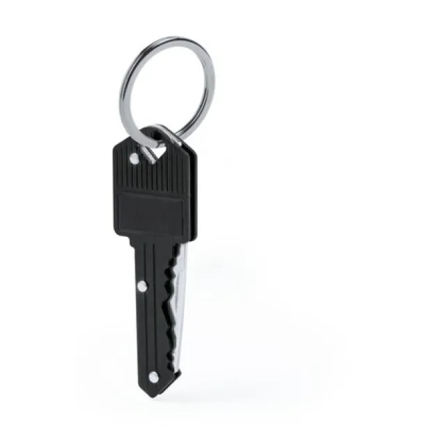  Keyring, pocket knife Crna