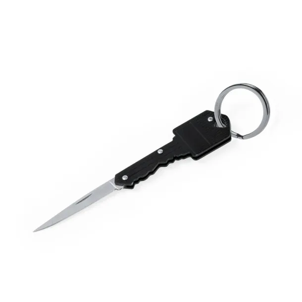  Keyring, pocket knife Crna