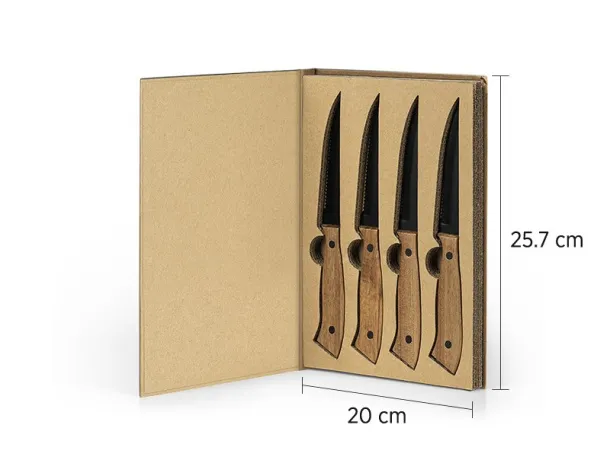 CHOP knife set Cream Bež