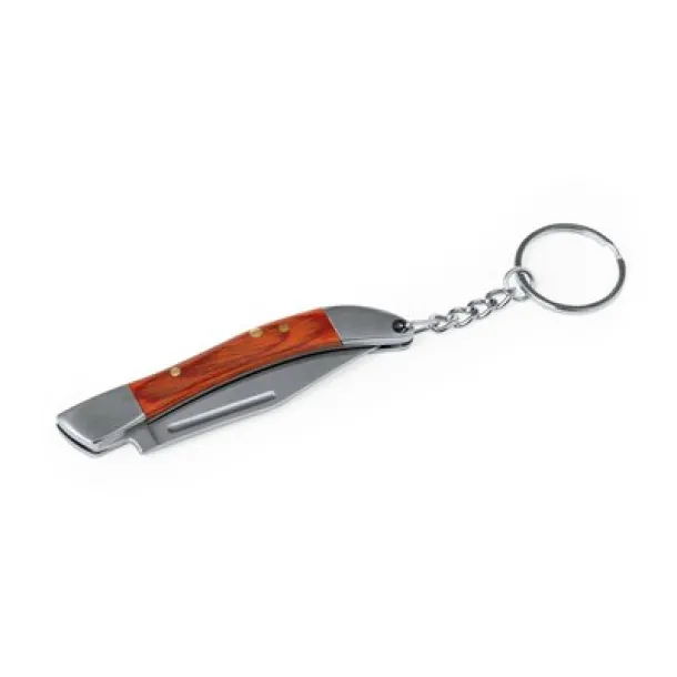  Keyring, pocket knife wood