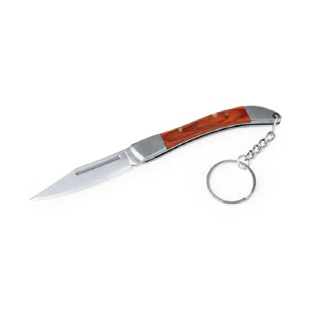  Keyring, pocket knife wood