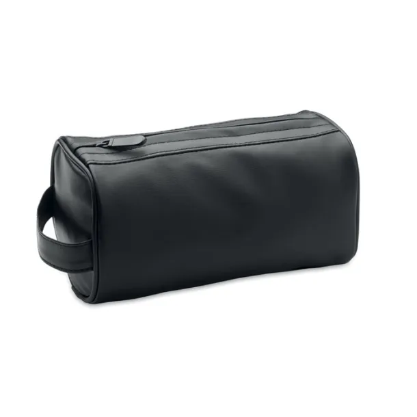 BAI COSMETIC Soft PU cosmetic bag and zipper Black