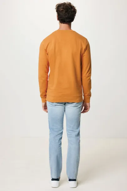  Iqoniq Zion recycled cotton crew neck - iqoniq sundial orange