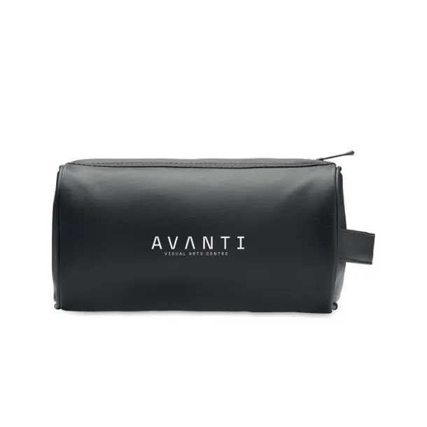 BAI COSMETIC Soft PU cosmetic bag and zipper Black