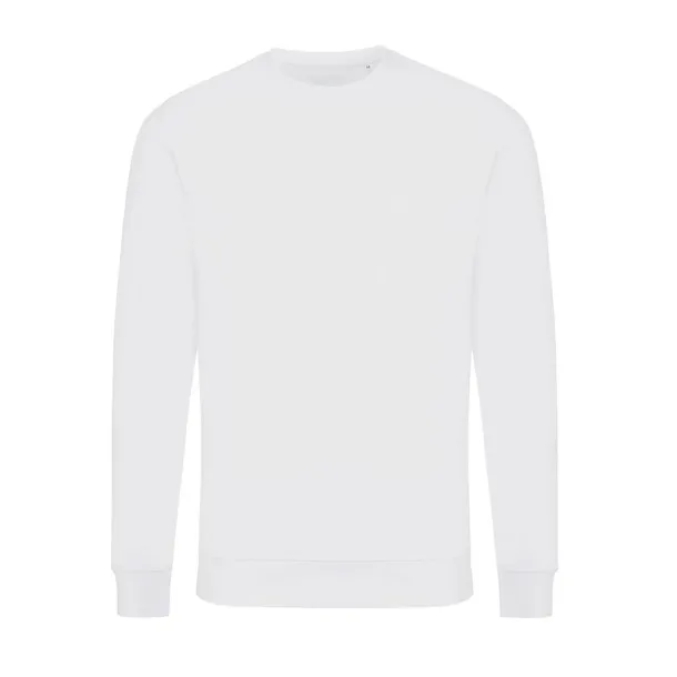  Iqoniq Zion unisex pulover od recikliranog pamuka, 340 g/m² - iqoniq recycled white