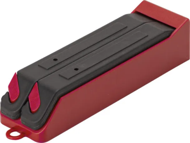 Emerie Bicycle tire repair set in plastic case Crvena