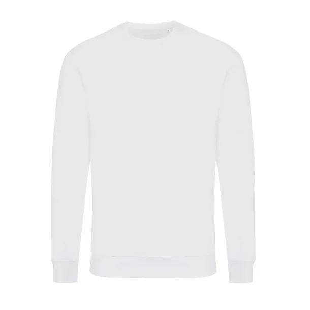  Iqoniq Zion unisex pulover od recikliranog pamuka, 340 g/m² - iqoniq recycled white