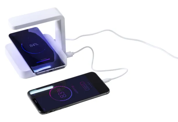 Blay UV sterilizer wireless charger White