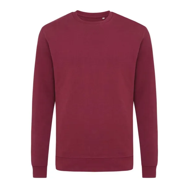  Iqoniq Zion unisex pulover od recikliranog pamuka, 340 g/m² - iqoniq burgundy