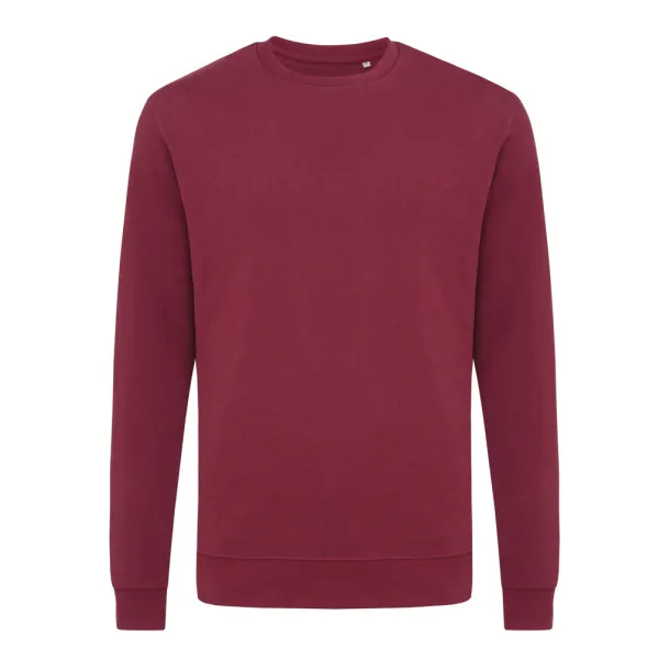  Iqoniq Zion unisex pulover od recikliranog pamuka, 340 g/m² - iqoniq burgundy