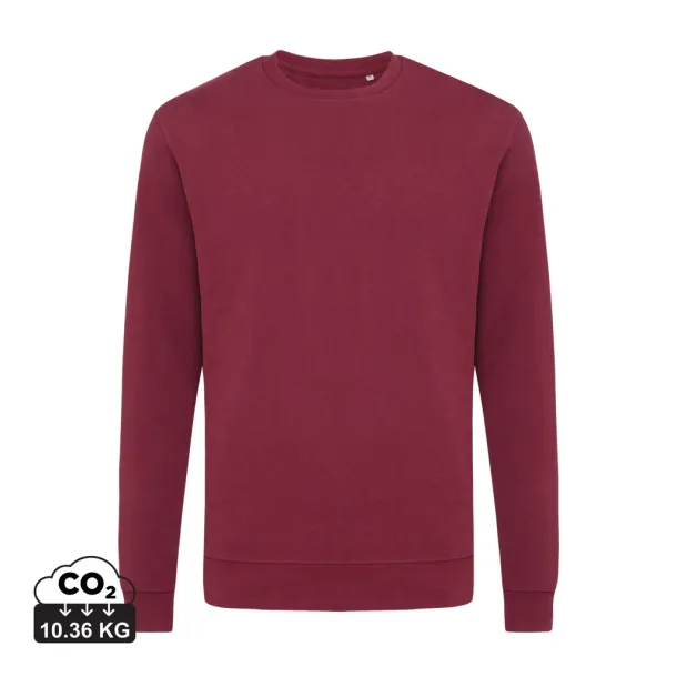  Iqoniq Zion unisex pulover od recikliranog pamuka, 340 g/m² - iqoniq burgundy