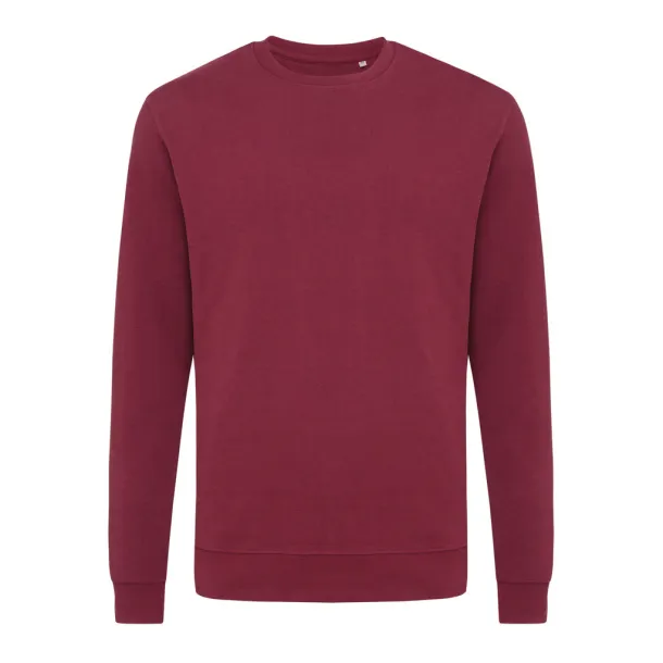  Iqoniq Zion recycled cotton crew neck - iqoniq burgundy