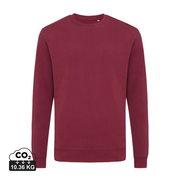  Iqoniq Zion unisex pulover od recikliranog pamuka, 340 g/m² - iqoniq burgundy