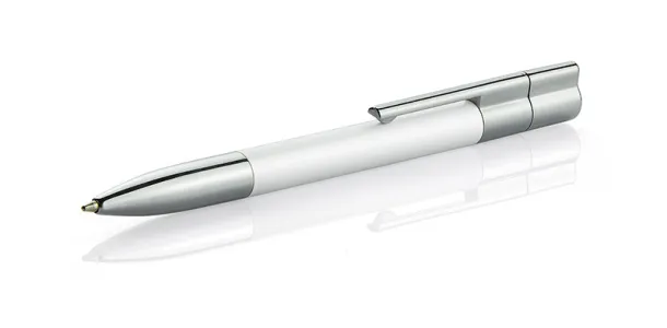 BRAINY kemijska olovka s USB memorijskim stickom White