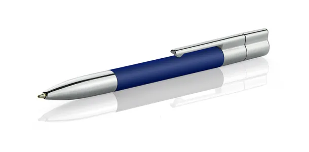 BRAINY Ball pen with USB flash drive Blue