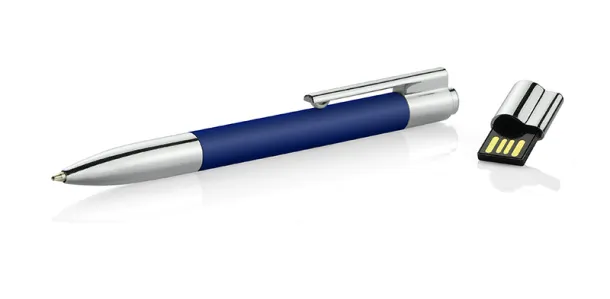 BRAINY Ball pen with USB flash drive Blue