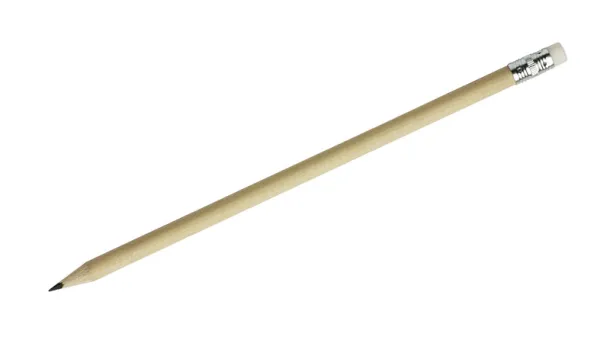STUDENT Pencil with eraser White