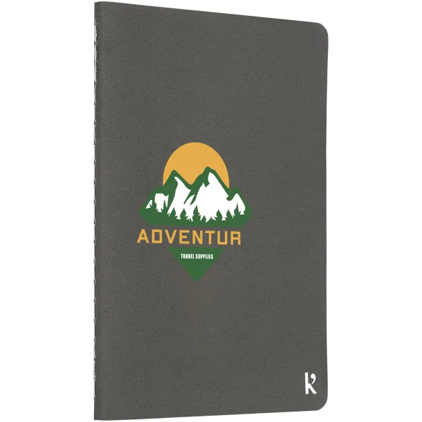 Karst® A6 dnevnik od kamenog papira, meki uvez - Karst® Slate grey