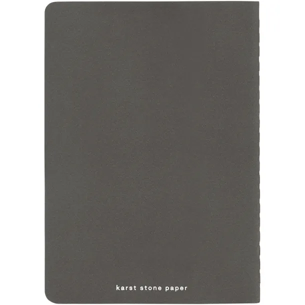 Karst® A6 dnevnik od kamenog papira, meki uvez - Karst® Slate grey