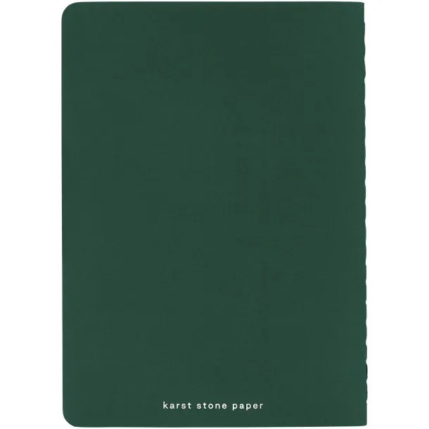 Karst® A6 dnevnik od kamenog papira, meki uvez - Karst® Moss green