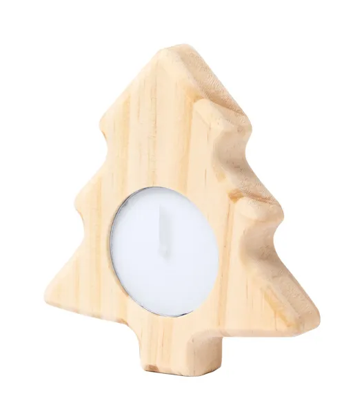 Deram candle holder, tree Natural