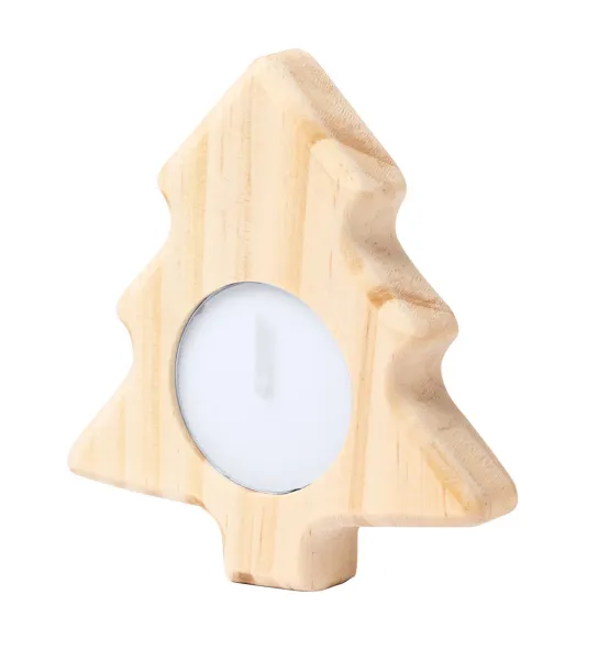 Deram candle holder, tree Natural