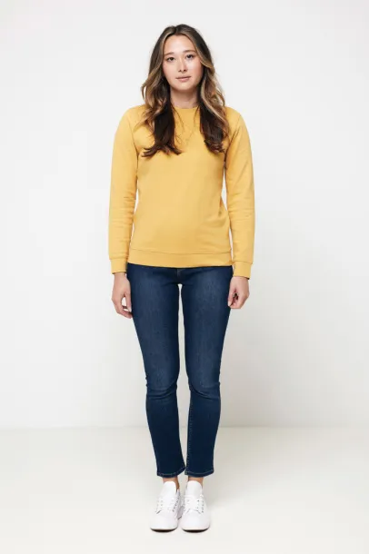  Iqoniq Zion recycled cotton crew neck - iqoniq Oker žuta 