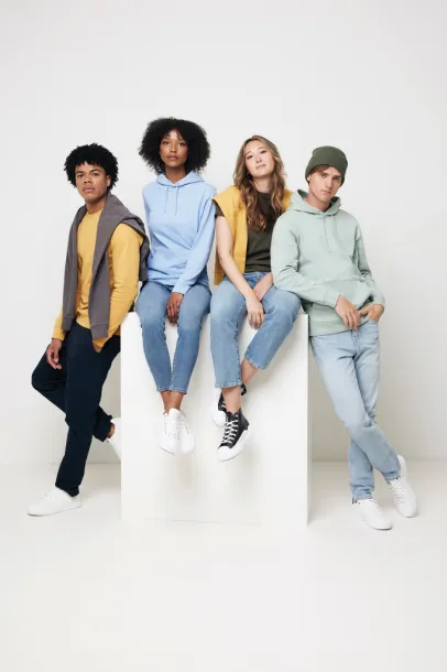  Iqoniq Zion unisex pulover od recikliranog pamuka - iqoniq Oker žuta 