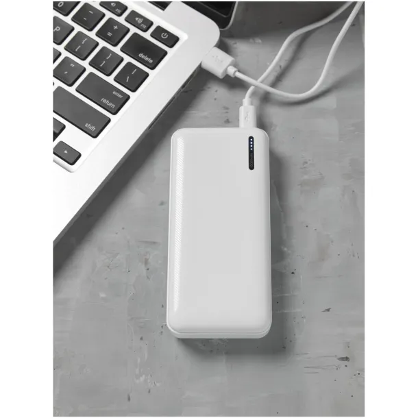 Compress 10.000 mAh high density power bank - Avenue White