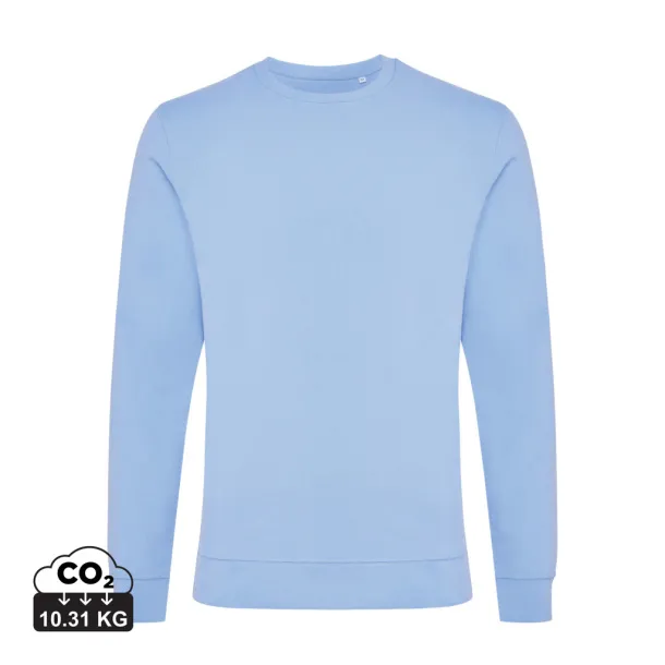  Iqoniq Zion recycled cotton crew neck - iqoniq sky blue