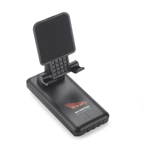 SEGURO Power bank with phone holder  10 000 mAh BLACK
