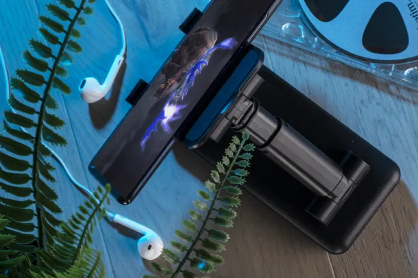 SEGURO prijenosna baterija 10.000 mAh s držačem za mobitel BLACK