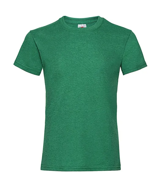  Girls Valueweight T - Fruit of the Loom Heather Green