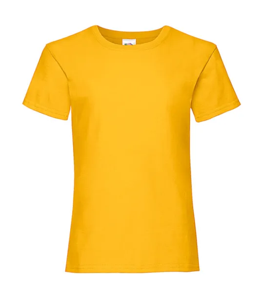  Girls Valueweight T - Fruit of the Loom Sunflower