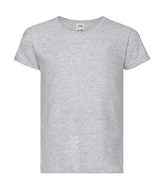  Girls Valueweight T - Fruit of the Loom Heather Grey