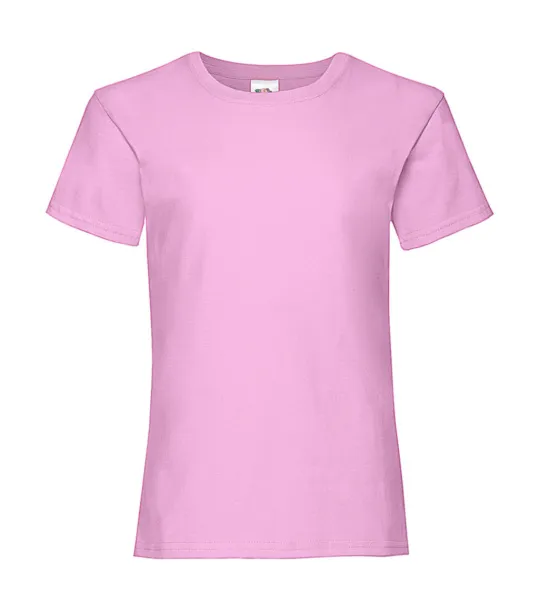  Girls Valueweight T - Fruit of the Loom Light Pink