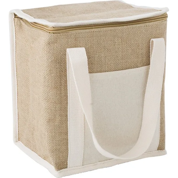  Jute cooler bag brown