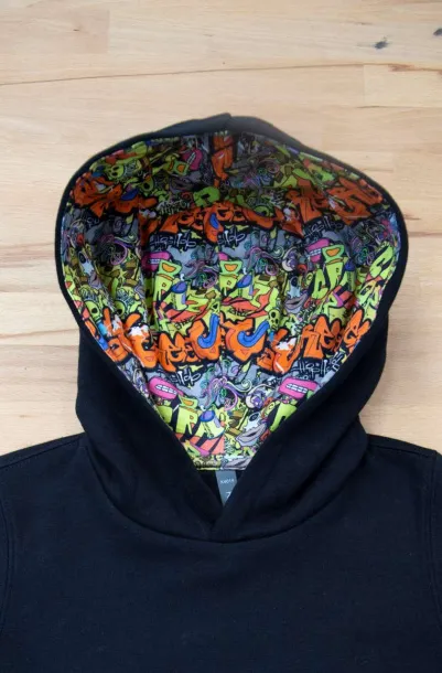  Uisex dječji hoodie s uzorkom - Kariban Color Cards