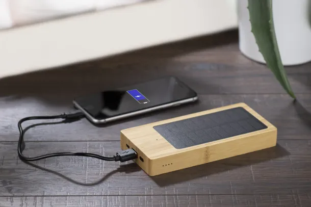 SONNEN Solar power bank  10 000 mAh Brown