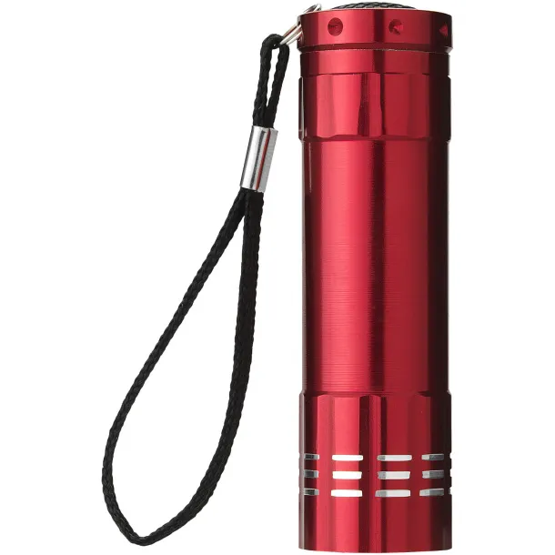 Leonis 9-LED torch light - Bullet Red