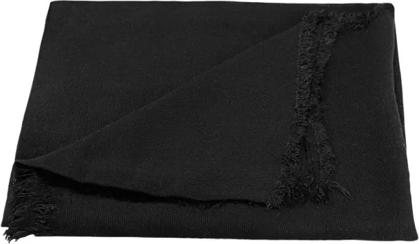  WOVEN SQUARE SCARF - K-UP Black