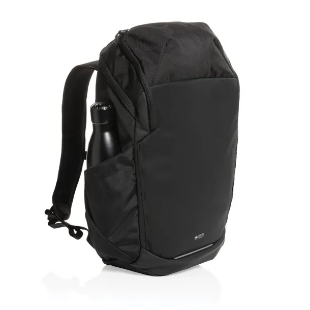  Swiss Peak AWARE™ RPET 15.6 inch business backpack - Swiss Peak Black 