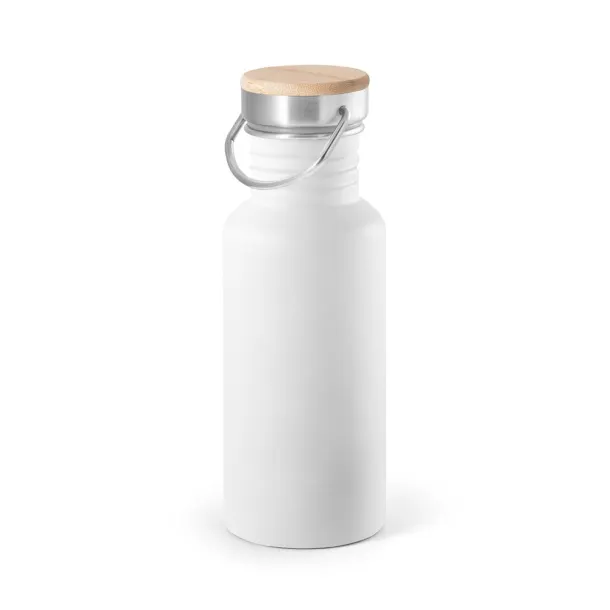 OASIS Stainless steel bottle 540 ml White