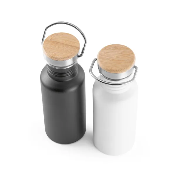 OASIS Stainless steel bottle 540 ml White