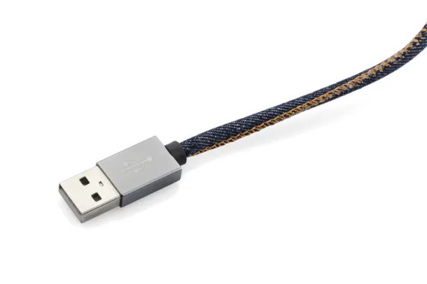 JEANS USB kabel 2u1 Mornarsko plava