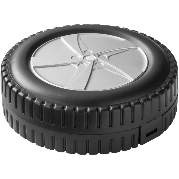 Rage 25-piece tyre-shaped tool set - STAC Silver Crna